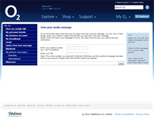 Tablet Screenshot of mediamessaging.o2.co.uk